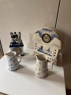 Mooie blauw-witte set in porselein, Antiek en Kunst, Ophalen