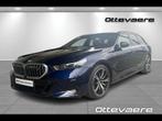 BMW i5 Touring, Auto's, BMW, Automaat, Zwart, 340 pk, Blauw