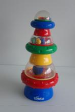Chicco stapeltoren, Kinderen en Baby's, Speelgoed | Babyspeelgoed, Ophalen of Verzenden, Gebruikt, Met geluid