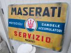 Maserati reclamebord 84 x 52cm geen emaille, Ophalen of Verzenden, Gebruikt, Reclamebord