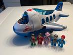 Speelgoedvliegtuig Airline met geluid en figuren, Kinderen en Baby's, Speelgoed | Playmobil, Ophalen, Zo goed als nieuw