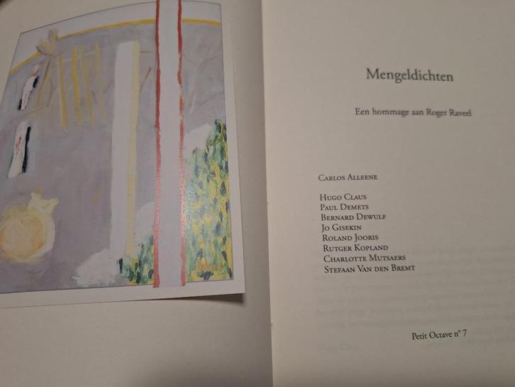 “Mengeldichten. Een hommage aan Roger Raveel”, Boeken, Biografieën, Ophalen of Verzenden