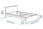 Ikea malm frame 90  200, Huis en Inrichting, Ophalen, Gebruikt, 90 cm, Eenpersoons