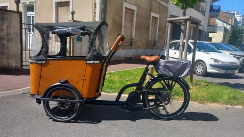 Velo cargo triporteur kidscab care super, Vélos & Vélomoteurs, Vélos électriques, Utilisé, Autres marques, 50 km par batterie ou plus