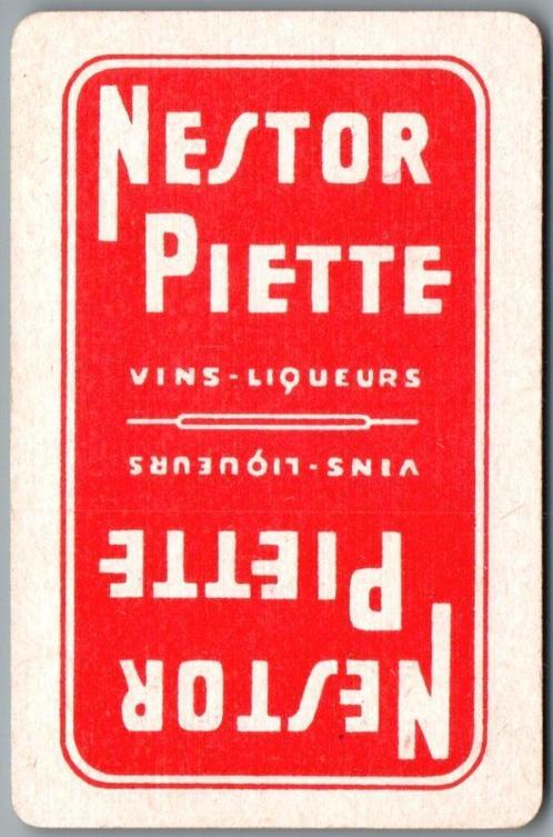 speelkaart - LK12347 - Nestor Piette, Verzamelen, Speelkaarten, Jokers en Kwartetten, Zo goed als nieuw, Speelkaart(en), Verzenden