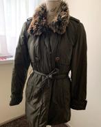 River Woods : bruin parka jas lang regenjas trenchcoat S, Bruin, River Woods, Ophalen of Verzenden, Zo goed als nieuw