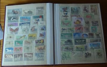 Postzegelalbum A5 (20) volledig gevuld fauna beschikbaar voor biedingen
