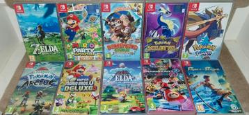 Switch games  beschikbaar voor biedingen