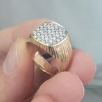 18 karaat Diamond ring 21.2 gram, Handtassen en Accessoires, Ringen, Heer, Ophalen of Verzenden, Zo goed als nieuw, Met edelsteen