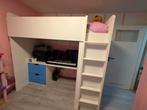 Hoogslaper met bureau en kleerkast, Kinderen en Baby's, Ophalen, Zo goed als nieuw, Hoogslaper