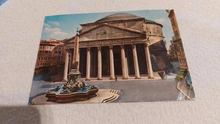 Postkaart : Roma / Il Pantheon, Verzamelen, Postkaarten | Buitenland, Ongelopen, Italië, Verzenden