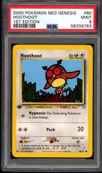 Hoothoot 1ère édition PSA 9 - 60/111 - Neo Genesis 2000, Envoi, Comme neuf, Cartes en vrac