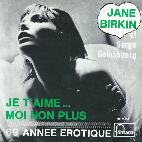 Jane Birkin et Serge Gainsbourg, Cd's en Dvd's, Vinyl Singles, Gebruikt, Single, Pop, 7 inch, Ophalen of Verzenden