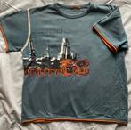 Blauwe tshirt met bedrukking, maat 134, Ophalen of Verzenden, Hema, Jongen, Shirt of Longsleeve