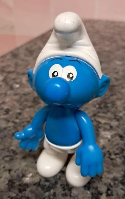 🎁 Schtroumpf articulé de 10 cm, Verzamelen, Smurfen, Zo goed als nieuw, Poppetje, Figuurtje of Knuffel, Verzenden