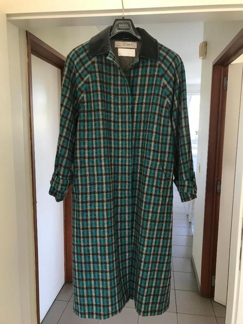mooie lange mantel, Kleding | Dames, Jassen | Winter, Zo goed als nieuw, Maat 42/44 (L), Groen, Ophalen