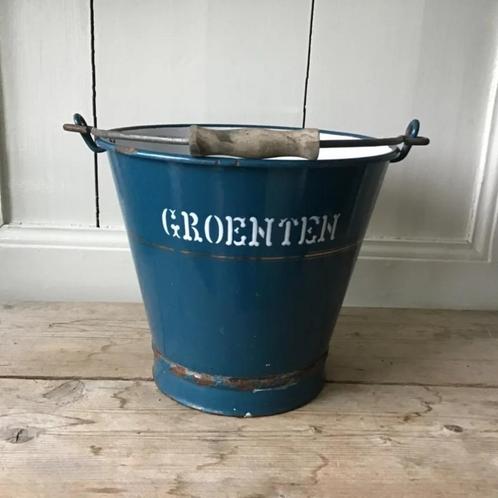 Gezocht petrol emaille waterkan, Antiek en Kunst, Curiosa en Brocante, Ophalen of Verzenden