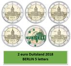 2 euros Allemagne 2018 Berlin 5 lettres, 2 euros, Enlèvement ou Envoi, Allemagne