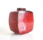 Keramiek vaas  -Vase céramique bordeaux esprit Pierre Culot, Antiquités & Art, Enlèvement ou Envoi