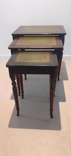 Bijzettafeltjes, Huis en Inrichting, Tafels | Bijzettafels, Ophalen, Gebruikt, Rechthoekig, Hout