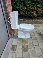 Volledig toilet met dubbele spoeling, Doe-het-zelf en Bouw, Sanitair, Steen, Toilet, Gebruikt, Ophalen