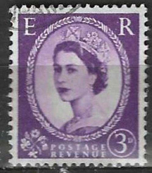 Groot-Brittannie 1955-1957 - Yvert 291A - Elisabeth II (ST), Timbres & Monnaies, Timbres | Europe | Royaume-Uni, Affranchi, Envoi