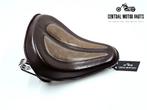 Bruin Leer Bobber Look Solo zadel Softail-Dyna-Sportster, Motoren, Onderdelen | Harley-Davidson, Ophalen of Verzenden, Gebruikt