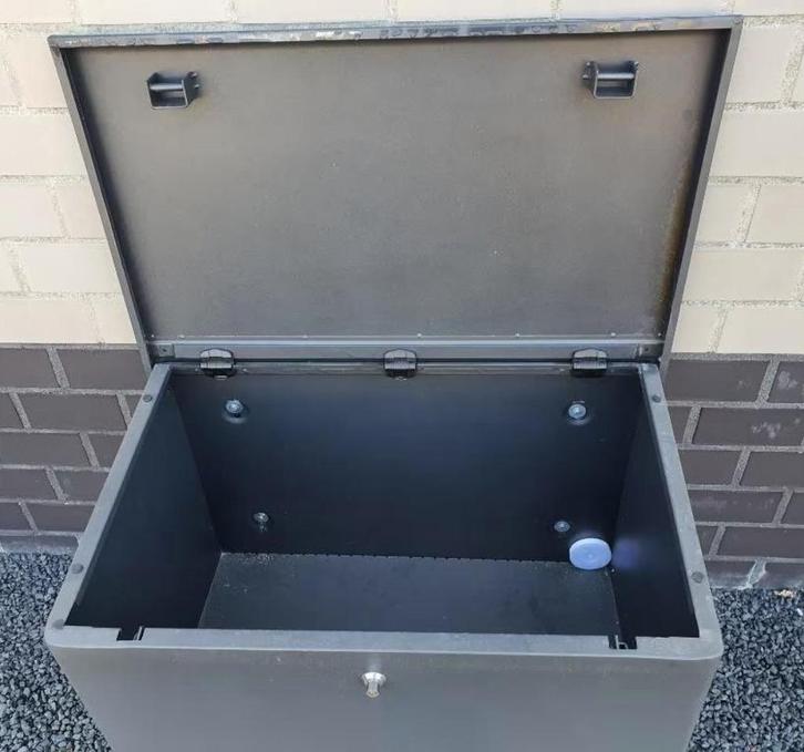 Logixbox Topbox-XXL pakketbox - antraciet, Tuin en Terras, Brievenbussen, Gebruikt, Staande brievenbus, IJzer, Ophalen