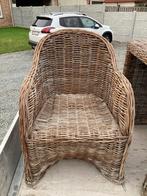 Rotan tuinset, Tuin en Terras, Tuinsets en Loungesets, Gebruikt, Bijzettafel, Rotan, Ophalen of Verzenden