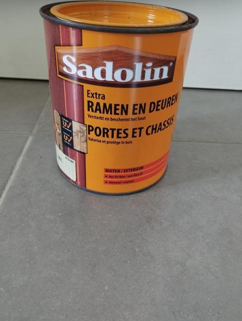 Sadolin extra ramen & deuren kleurloos 0.75 l, Doe-het-zelf en Bouw, Verf, Beits en Lak, Zo goed als nieuw, Lak, Minder dan 5 liter