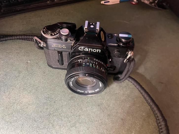 Canon AE1, Audio, Tv en Foto, Fotocamera's Analoog, Gebruikt, Canon, Ophalen