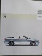 Brochure de la Volvo C70 Cabrio et de la collection 2004, Livres, Autos | Brochures & Magazines, Envoi, Volvo