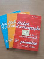 Atelier d'orthographe - Manuel scolaire Français, Livres, Enlèvement, Comme neuf, Primaire, Français