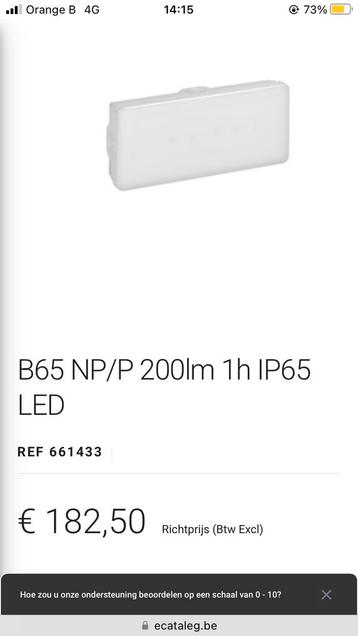 Legrand Noodverlichting B65 LED beschikbaar voor biedingen