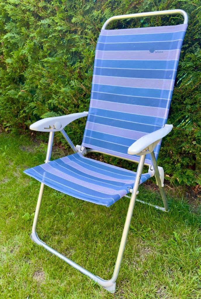 Lafuma vouwstoel - kampeerstoel - campingstoel, Caravanes & Camping, Meubles de camping, Utilisé, Chaise de camping, Enlèvement