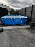 Zwembad, Jardin & Terrasse, Piscines, Rond, Enlèvement, Utilisé, Piscines hors sol