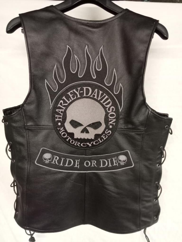 gilet cuir HD, Motos, Enlèvement