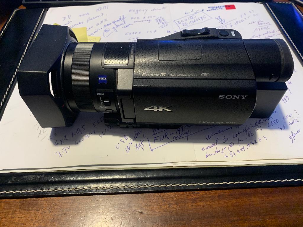 camescope 4k sony FDR-AX100-E, Ophalen of Verzenden, Gebruikt, Camera, Sony
