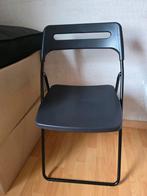 6 klapstoelen zwart nieuwstaat, Huis en Inrichting, Ophalen, Kunststof, Zwart, Zo goed als nieuw