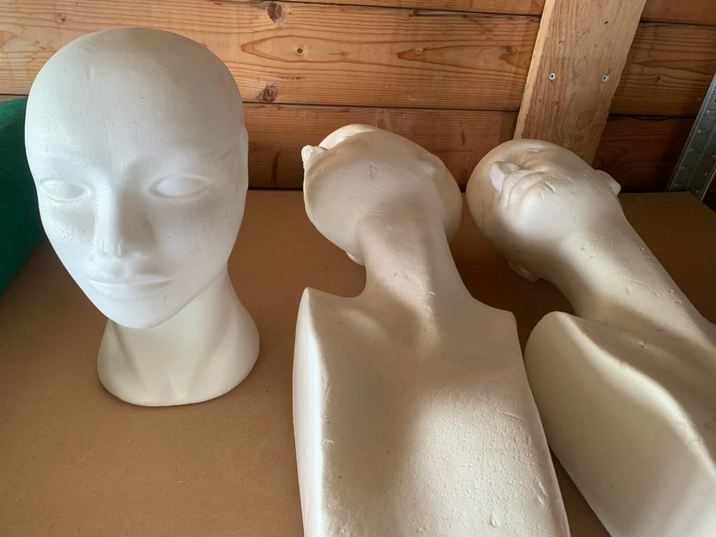 3x isomo hoofd, Hobby & Loisirs créatifs, Matériel scolaire, Enlèvement, Comme neuf