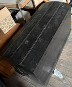 Zwarte houten kist, Huis en Inrichting, Woonaccessoires | Kisten, Ophalen, Gebruikt, 100 tot 150 cm, 50 tot 75 cm