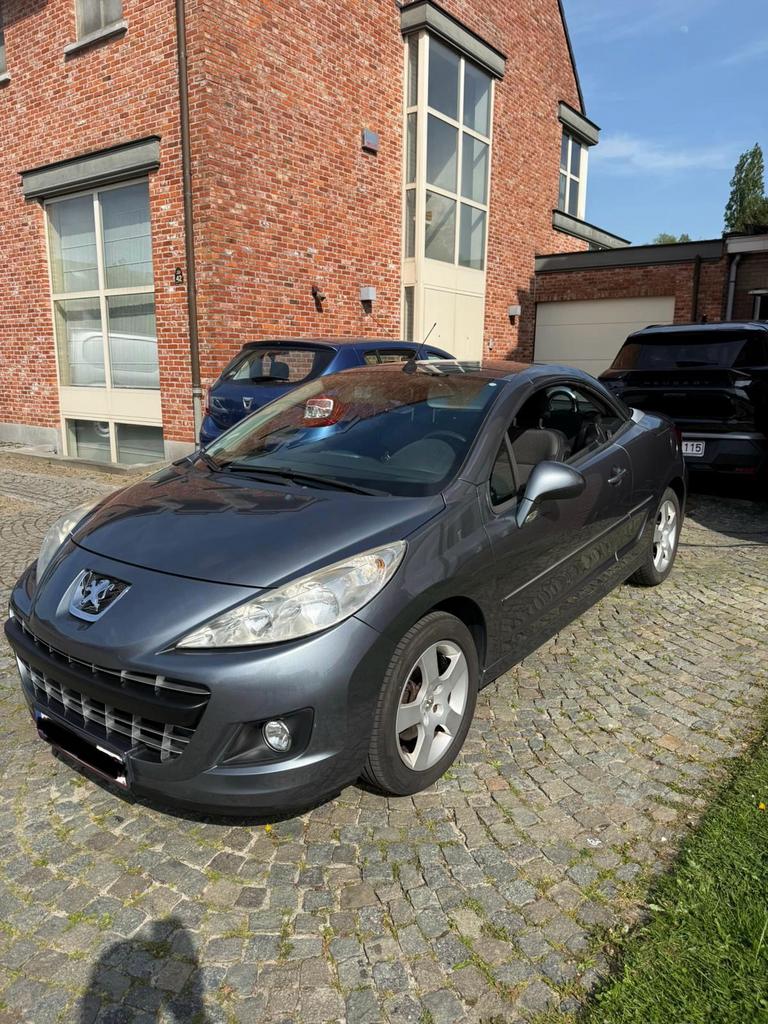 Peugeot 207 cc 2009, Cabriolet, Noir, 2 portes, Tissu