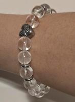 Bracelet en pierre naturelle, cristal de roche avec cœur, Neuf, Acier, Enlèvement, Avec pierre précieuse