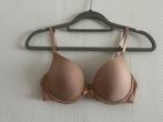 Beige voorgevormde beugel beha plunge Hunkemöller maat 70C, Enlèvement ou Envoi, Beige, Soutien-gorge