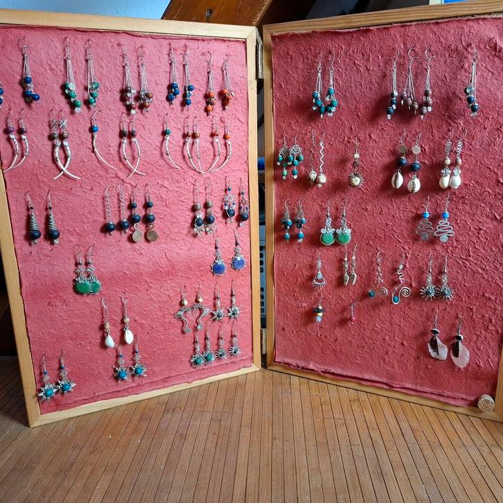 Boucles d'oreille artisanales (lot ou pièce), Handtassen en Accessoires, Piercings, Ophalen