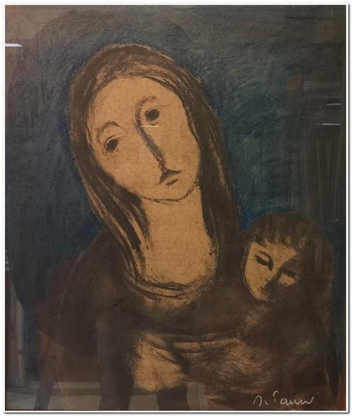 Gabriel De Pauw (1924-2000) - gemengde techniek, Antiek en Kunst, Kunst | Schilderijen | Klassiek, Ophalen