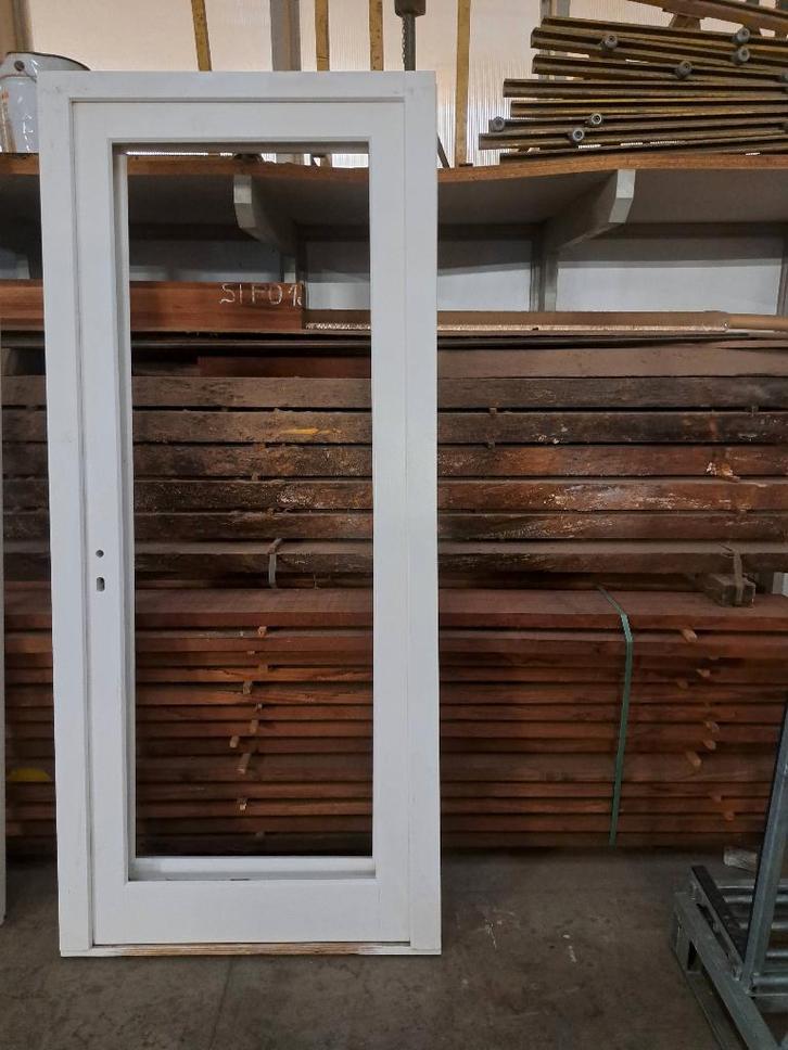 Deur buitendeur hout, Doe-het-zelf en Bouw, Deuren en Vliegenramen, Nieuw, Buitendeur, Minder dan 200 cm, 80 tot 100 cm, Hout