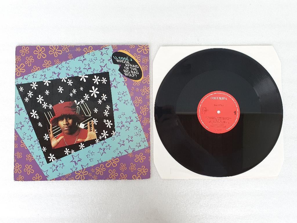 LP LL Cool J - Who's Afraid Of The Big Bad Wolf, CD & DVD, Vinyles Singles, Enlèvement ou Envoi, Utilisé, Hip-hop et Rap, Maxi single