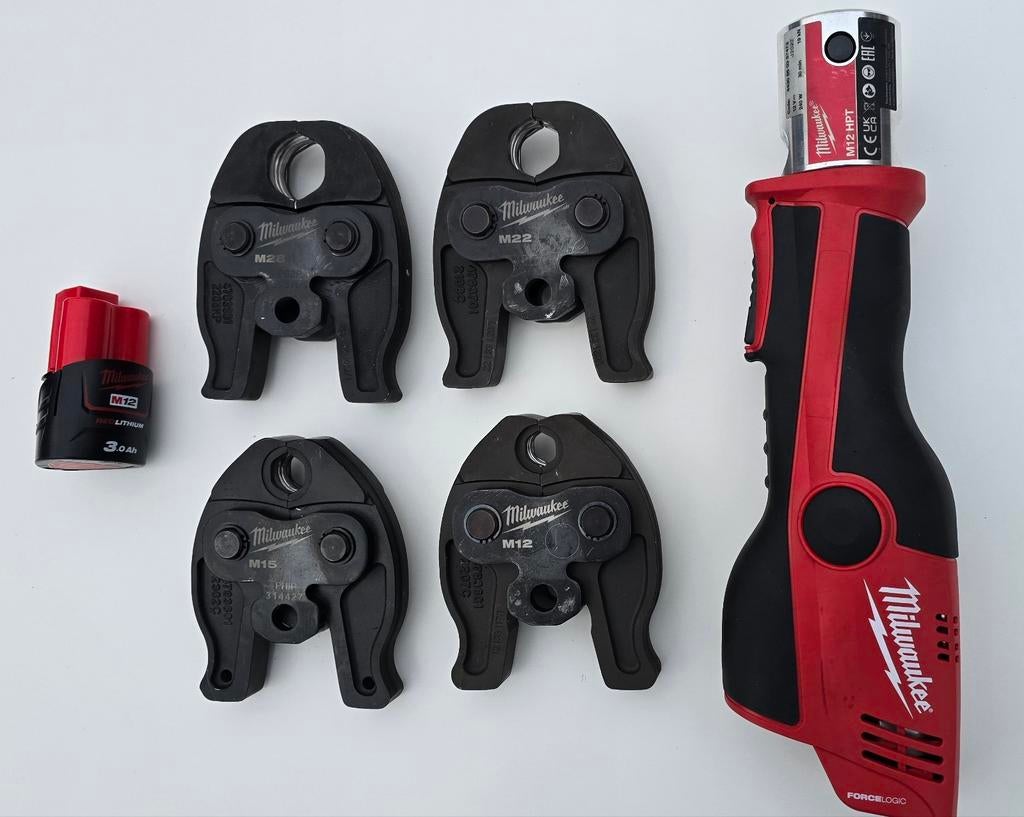 Milwaukee Perstang HPT M12 ( 12 15 22 28 MM ), Ophalen of Verzenden, Zo goed als nieuw, Overige typen