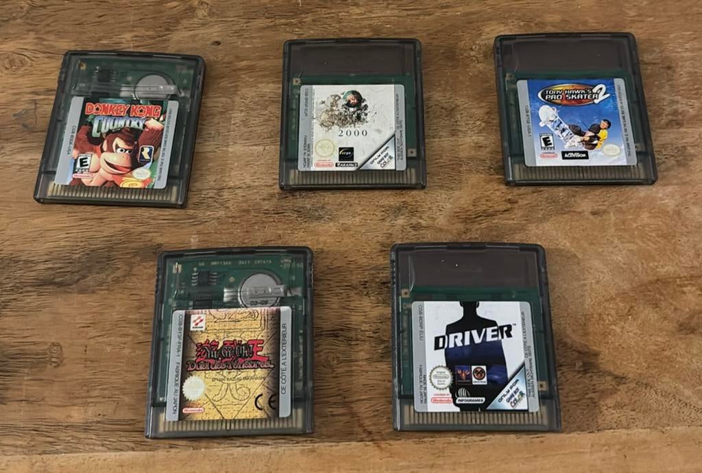 Lot 5 jeux game boy color, Enlèvement, Comme neuf